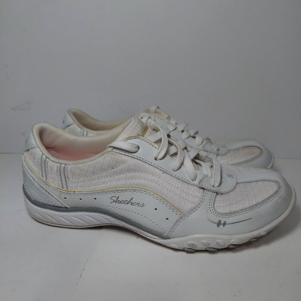 SKECHERS 22459 WOMEN'S JUST RELAX LACE OXFORD WALKING SNEAKER SHOES US 5.5